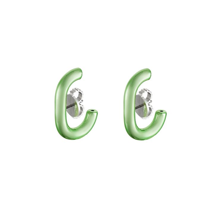 ear-hook-prata-com-green-lacquer-still