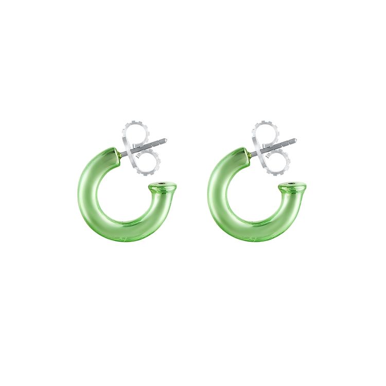 argola-pop-chain-mini-prata-com-green-lacquer-still