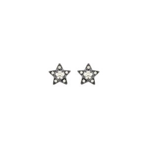 Brinco-Estrela-Mini-em-ouro-branco-18k-com-banho-de-rodio-negro-e-diamantes-light-light-brown-±-035ct