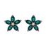 Brinco-estrela-em-ouro-branco-18k-com-banho-de-rodio-negro-safiras-verdes-±616ct--e-diamante-±008ct.